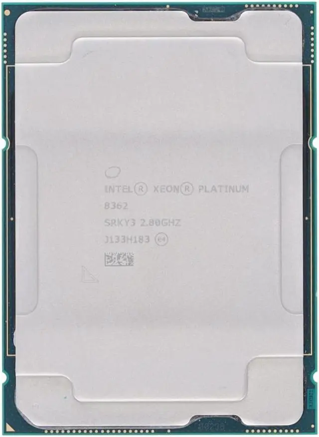 Main image of Intel Xeon Platinum 8362 Processor (48M Cache, 2.80 GHz) FC-LGA16A, Tray
