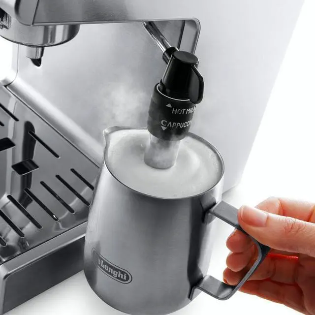 Alt view image 6 of 7 - De'Longhi Ecp3630 15 Bar Espresso and Cappuccino Machine with Adjustable Advanced Cappuccino System