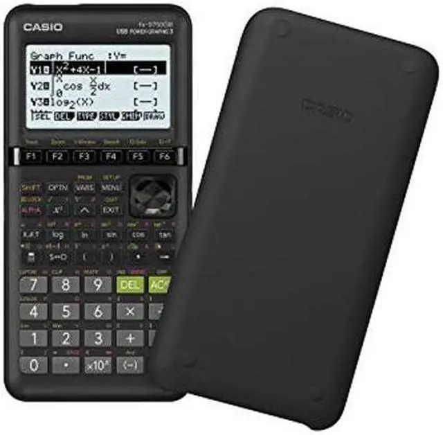 Alt view image 2 of 5 - Casio fx-9750GIII, Standard Graphing Calculator, Python and Natural Text Book Display, Black