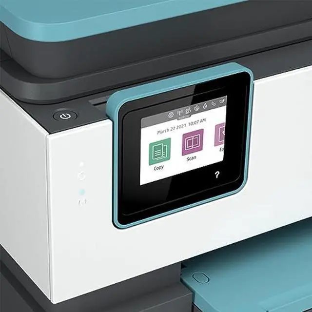 Alt view image 3 of 5 - HP OfficeJet Pro 8028e Wireless All-in-One Inkjet Color Photo Printer, Copier, Scanner, Fax Machine with Mobile/Cloud Printing, Automatic Duplex, White (1K7K7A), XPI USB Printer Cable