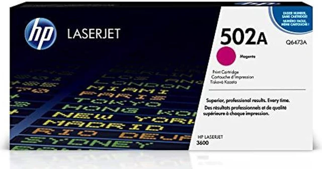 Main image of HP 502A Magenta Toner Cartridge | Works with HP Color LaserJet 3600 Series | Q6473A