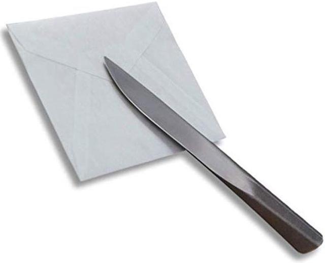 CANARY Japanese Premium Letter Opener, Made in JAPAN, Japanese Carbon Steel  Blade, Fancy Heavy Duty Letter Opener Sword Knife for Envelope, Mail, Paper  