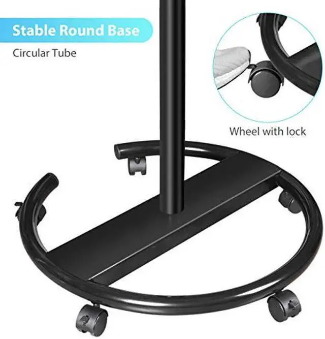 Alt view image 4 of 5 - Mobile Dry Erase Board - 40x28 inches Magnetic Portable Whiteboard Stand Easel White Board Flipchart Easel Board with 25 Sheets Paper Pad