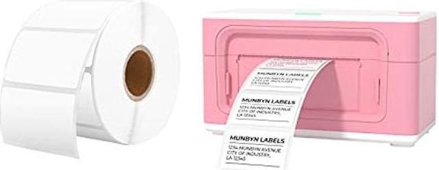 munbyn pink label printer thermal shipping