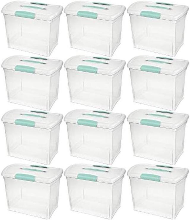 plastic storage box with handle with