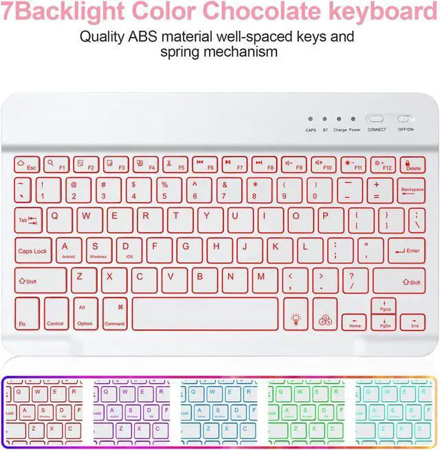 Alt view image 4 of 5 - besky Keyboard Case for iPad Pro 11 inch (4th, 3th Generation) & Air Series Products (Air 6th, 5th, 4th Generation), with Wireless Detachable Backlit Keyboard and Case - Pencil Holder