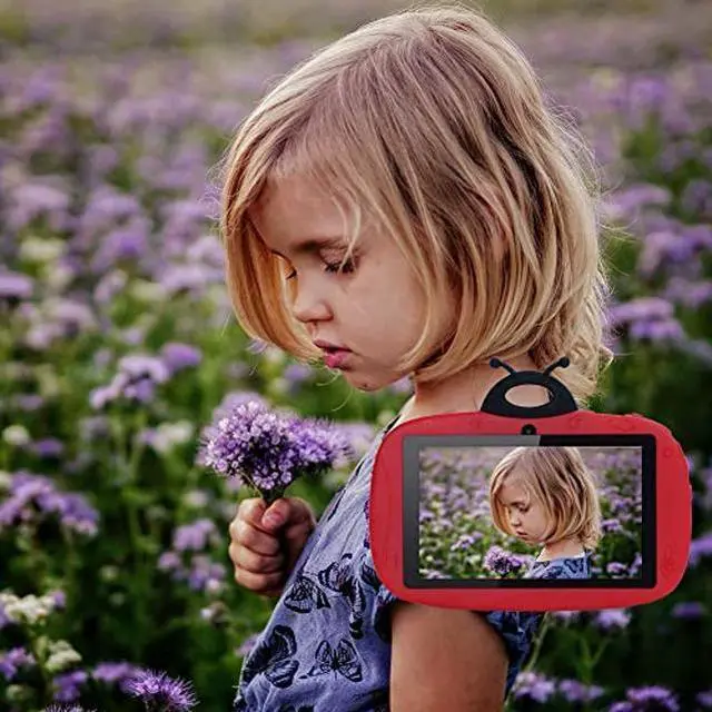 Alt view image 3 of 5 - C idea 7 Inch Tablets for Kids,Android 12 Kids Tablet Age 2-5,32GB ROM+512GB Storage Expandable,Iwawa Pre-Installed Small Smart Kids Tablets for Girls Boys Children Educational(Ladybug)