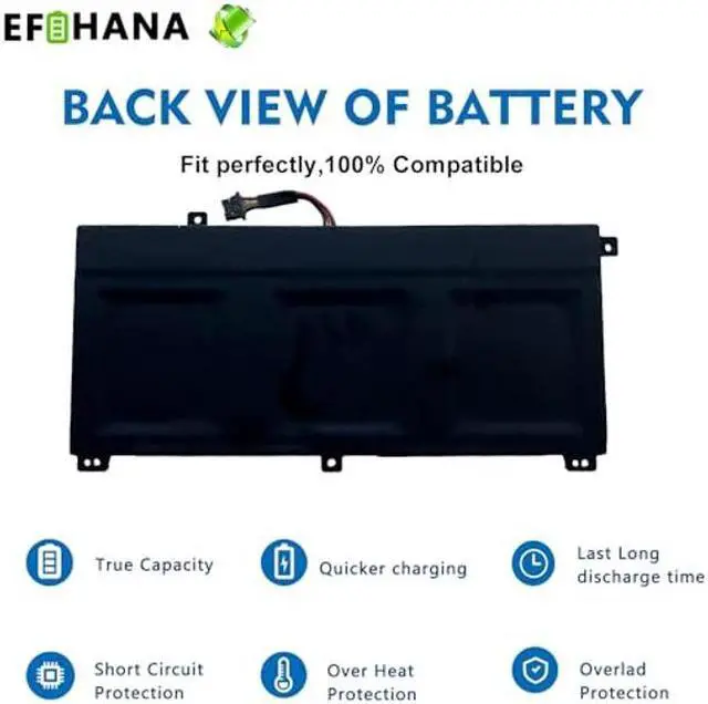 Alt view image 2 of 5 - EFOHANA 45N1742 45N1740 45N1741 45N1743 00NY639 Laptop Battery Replacement for Lenovo ThinkPad T550 T550s T560 W550 W550s P50S Type 20CK 20CJ 20FH 20FJ 20E2 Series SB10K12721 3ICP/7/61/70 3ICP7/62/66