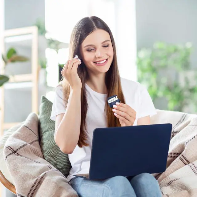 Alt view image 5 of 5 - Dreem Euclid Hard Shell Laptop Cover for MacBook Air 15'' Case 2021-2025  Premium Vegan Leather, Protective Dual-Shell Design, Slim Executive Professional Case with Port Access  [Royal]