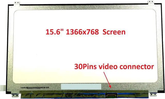 Alt view image 3 of 5 - FULLCOM New LCD Replacement Screen 15.6 Inch NT156WHM-N45 (with Brackets) HD 1366x768 30 Pin Matte for Laptop/Display/Screen/LCD Application