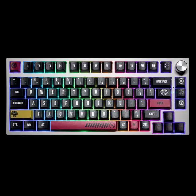 Alt view image 4 of 5 - GK GAMAKAY 149 Keys Steampunk Style Keycaps Set, Cherry Profile PBT Dye-Sub Double-Shot Keycap Suitable for LK67 TK75 60/65/87/98/104/108 ANSI Layout Mechanical Gaming Keyboard (Steampunk Theme)