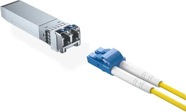 Alt view image 4 of 5 - H!Fiber 10G Single Mode SFP+ LC Module, 10GBase-LR Fiber Transceiver for Cisco SFP-10G-LR, Meraki MA-SFP-10GB-LR, Ubiquiti UniFi UF-SM-10G, Mikrotik, Netgear, D-Link (SMF,1310nm,10km,DDM) 4 Pack