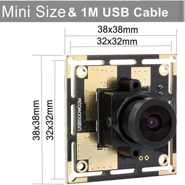 Alt view image 4 of 5 - SVPRO 5MP USB Camera Module Wide Angle MJPEG USB Webcam Camera HD 2592X1944 CMOS OV5640 Free Driver Mac Linux Android Windows USB Machine Vision Camera Board Support UVC Web Cams