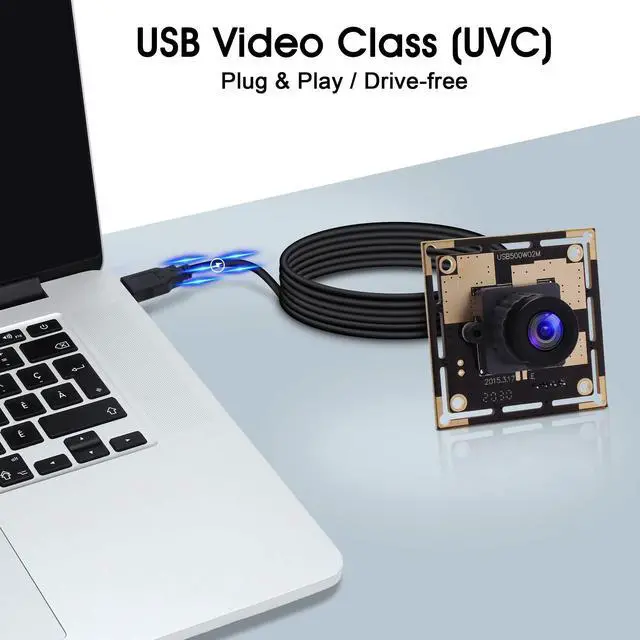 Alt view image 3 of 5 - SVPRO 5MP USB Camera Module Wide Angle MJPEG USB Webcam Camera HD 2592X1944 CMOS OV5640 Free Driver Mac Linux Android Windows USB Machine Vision Camera Board Support UVC Web Cams