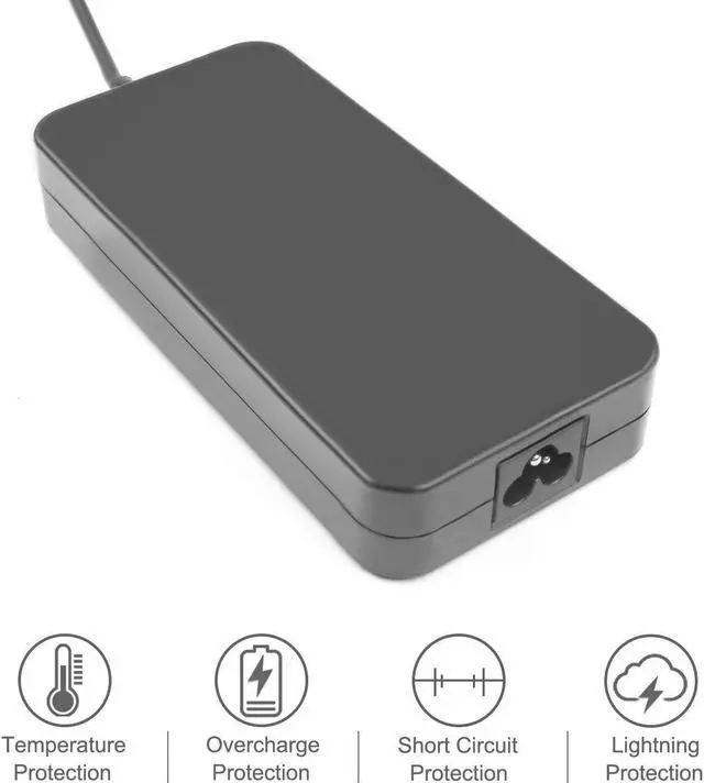 Alt view image 4 of 5 - Original 150W Charger Power for Asus ZenBook PRO 14 UX580GE UX580GD UX550GD UX550GE UX480FD UX450FD X570ZD Q536FD UX562FD UX562FDX X570UD UX550G UX580G UX450F UX480F UX550G x570Z Q536F Power Cord