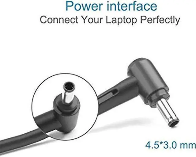 Alt view image 2 of 5 - 150W Charger Power for Asus ZenBook PRO 15 14 UX580GE UX580GD UX550GD UX550GE UX480FD UX450FD X570ZD Q536FD UX562FD UX562FDX with Power Cord