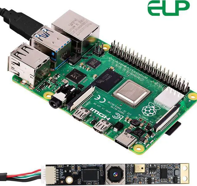 Alt view image 4 of 5 - 8mp Auto Focus USB Camera with Microphone Mini PC Camera for Computer 4K lightburn Camera for Laser Engraver Mini Strip Webcam Board CCTV USB Surveillance Camera for Raspberry Pi Laptop