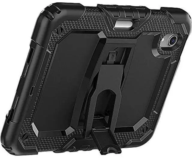 Alt view image 3 of 5 - Sahara - Raider Series Heavy-Duty Case for iPad Mini (A17 Pro) and iPad Mini (6th Generation 2021), Scorpion Black, (TB00055)