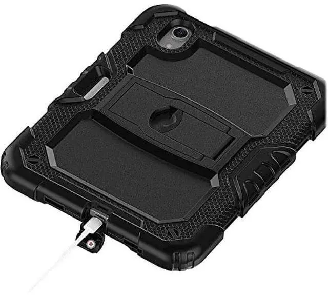 Alt view image 4 of 5 - Sahara - Raider Series Heavy-Duty Case for iPad Mini (A17 Pro) and iPad Mini (6th Generation 2021), Scorpion Black, (TB00055)
