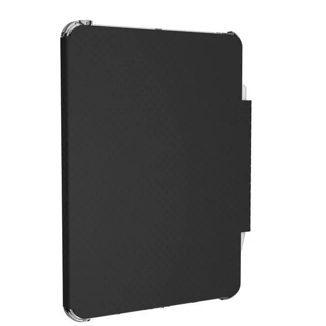 Alt view image 4 of 5 - [U] by UAG Designed for iPad 10.2 Case Black/Ice 9th Generation 2021, 8th Gen 2020, Lucent Lightweight Ultra-Slim Smart Folio Protective Cover with Auto/Sleep Wake & Pencil Holder