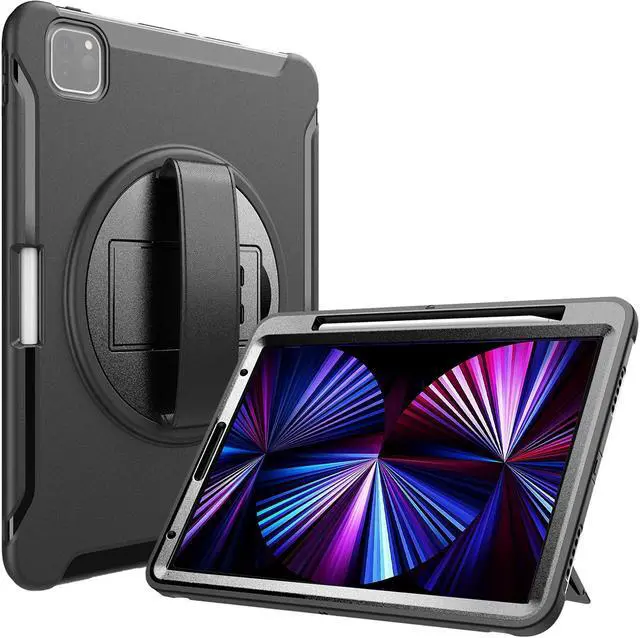 Alt view image 2 of 5 - ProCase iPad Pro 11 Inch Case 2021 2020 2018 Bundle with 4-Way Privacy Screen Protector for 10.9 iPad Air 5 2022/iPad Air 4 2020/iPad Pro 11 3rd Gen 2021/2nd Gen 2020/1st Gen 2018