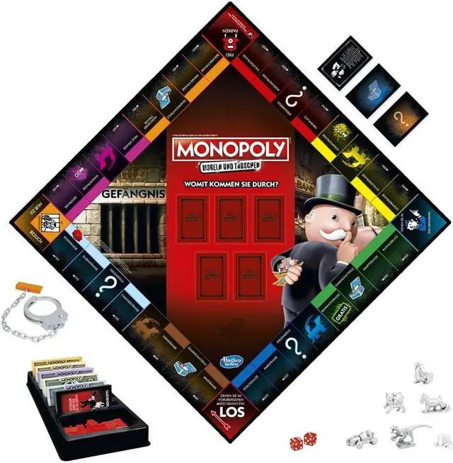 Alt view image 3 of 5 - Hasbro Monopoly Mogeling and Deception, Classic Family Game for Children from 8 Years