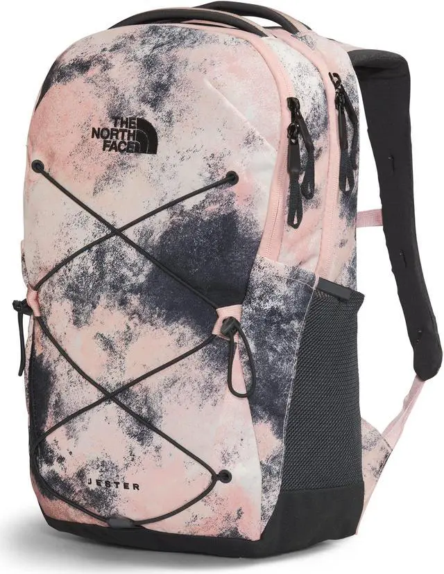 Alt view image 2 of 5 - The North Face Women's Jester Everyday Laptop Backpack, Pink Moss Faded Dye Camo Print, One Size
