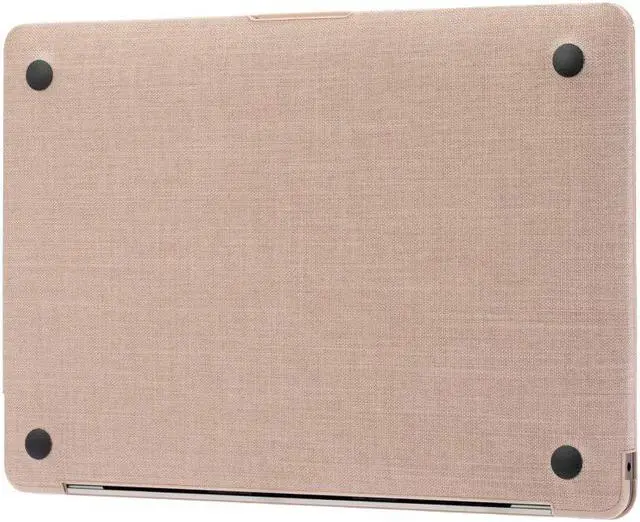 Alt view image 4 of 5 - Incase Textured Hardshell Woolenex - MacBook Air 13 inch Case - 2022, 2021, 2020, 2019, 2018, M1 - MacBook Case, Laptop Cover, Protective Hard Shell, Scratch Resistant - Antique Pink