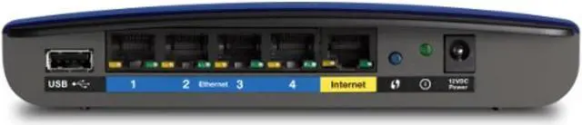 Alt view image 3 of 5 - Linksys N750 Wi-Fi Wireless Dual-Band+ Router with Gigabit & USB Ports, Smart Wi-Fi App Enabled to Control Your Network from Anywhere (EA3500)