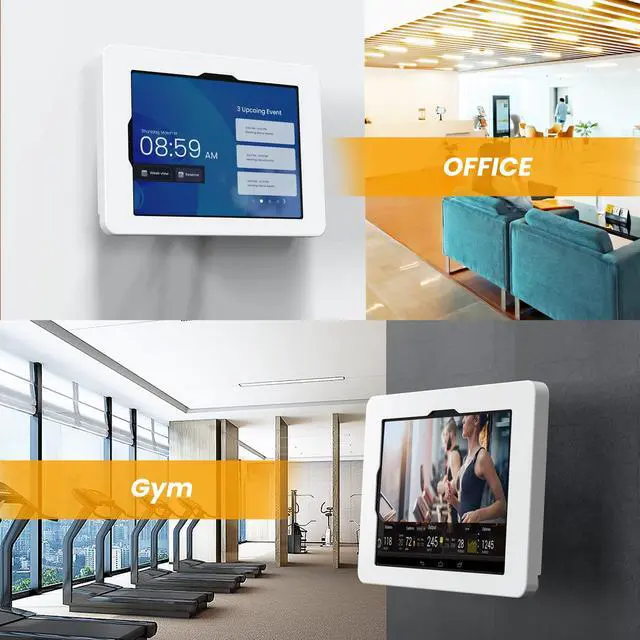 Alt view image 2 of 5 - Beelta Tablet Wall Mount Compatible with 10.9" iPad 10th, Pro 11" 1 2 3 4, Air 4 5, Air 11", iPad 11"(A16) - BSW101WA