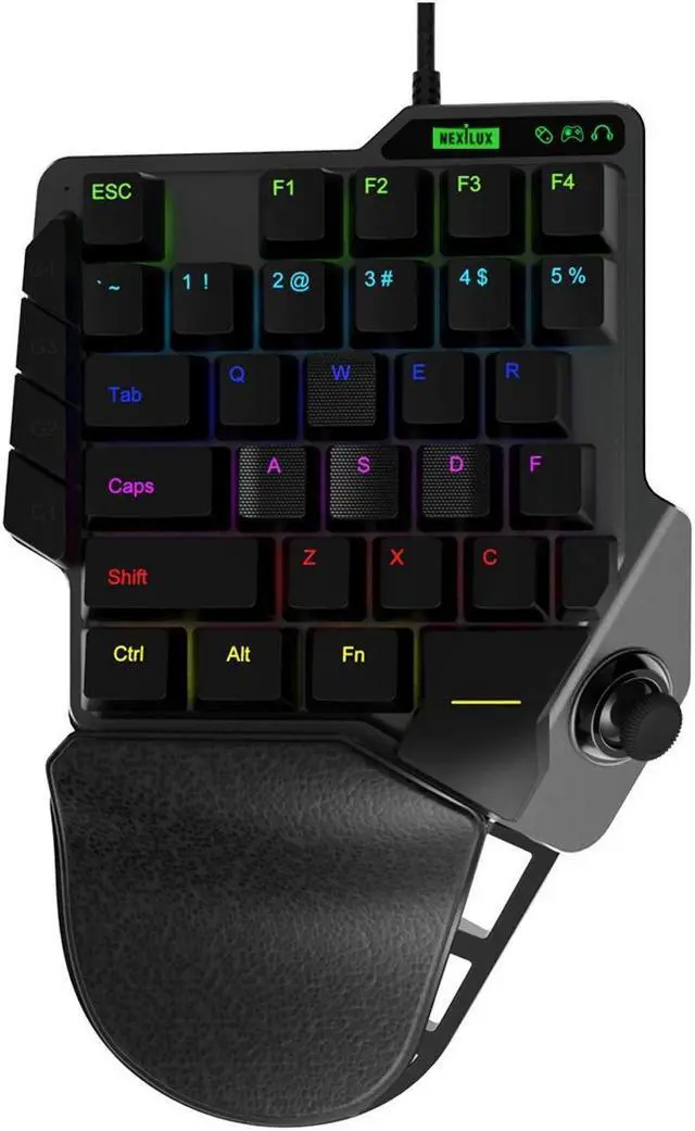 Alt view image 2 of 5 - NEXiLUX Pro Gaming Keyboard and Mouse Combo Compatible with PlayStation 4, PlayStation 3, Xbox One, Xbox 360, Switch, Switch Lite and PC, NXL-95237