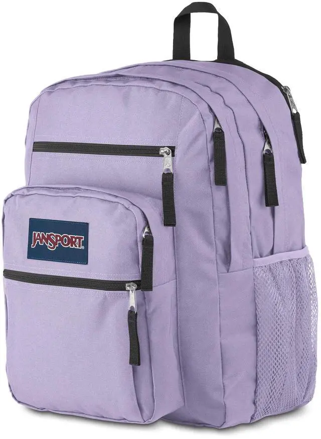 Alt view image 2 of 5 - JanSport Laptop Backpack - Computer Bag with 2 Compartments, Ergonomic Shoulder Straps, 15" Laptop Sleeve, Haul Handle - Book Rucksack - Pastel Lilac