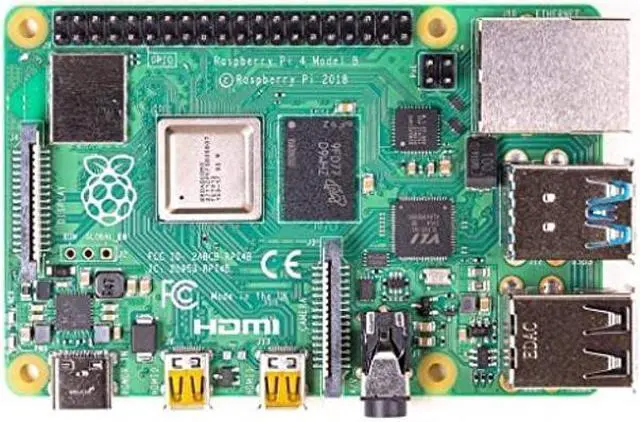 Alt view image 3 of 5 - Raspberry Pi 4 Computer Model B 8GB Single Board Computer Suitable for Building Mini PC/Smart Robot/Game Console/Workstation/Media Center/Etc.