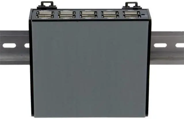 Alt view image 3 of 3 - SEDNA - USB 2.0 10 Port DIN-Rail Mounting Hub, for Industrial Control/Server Cabinet mounting Applic