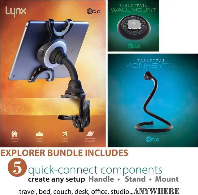 Alt view image 2 of 5 - OCTA Lynx, Monkey Tail Wall Mount Bundle