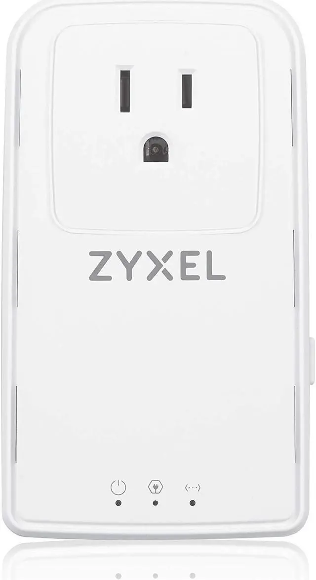 Alt view image 2 of 5 - Zyxel G.hn 2400 Powerline Ethernet Adapter Starter Kit | Pass-Thru Power | Plug & Play | MIMO | Next-Gen G.hn | Gigabit Ethernet | Ideal for Smart TVs, On-Line Games, 8K Streaming | PLA6456KIT