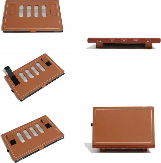 Alt view image 3 of 5 - Honeymoon Protectiv Case Cover for Lenovo Slim 9i Pro 16 Inch Series,Laptop Sleeve Notebook Stand Hard Shell Case,Brown