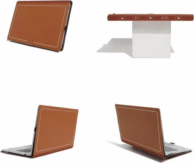 Alt view image 5 of 5 - Honeymoon Protectiv Case Cover for Lenovo Slim 9i Pro 16 Inch Series,Laptop Sleeve Notebook Stand Hard Shell Case,Brown