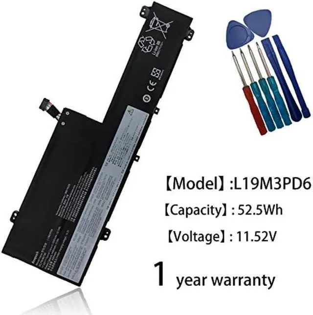 Alt view image 2 of 5 - Anepoch L19M3PD6 L19L3PD6 Laptop Battery Replacement for Lenovo Flex 5-15IIL05 5-14IIL05 5-14ARE05 82DF 81X2 Series Notebook L19C3PD6 L19L3PD6 L19D3PD6 SB10X49074 SB10X49076 11.55V 52.5WH 4550mAh