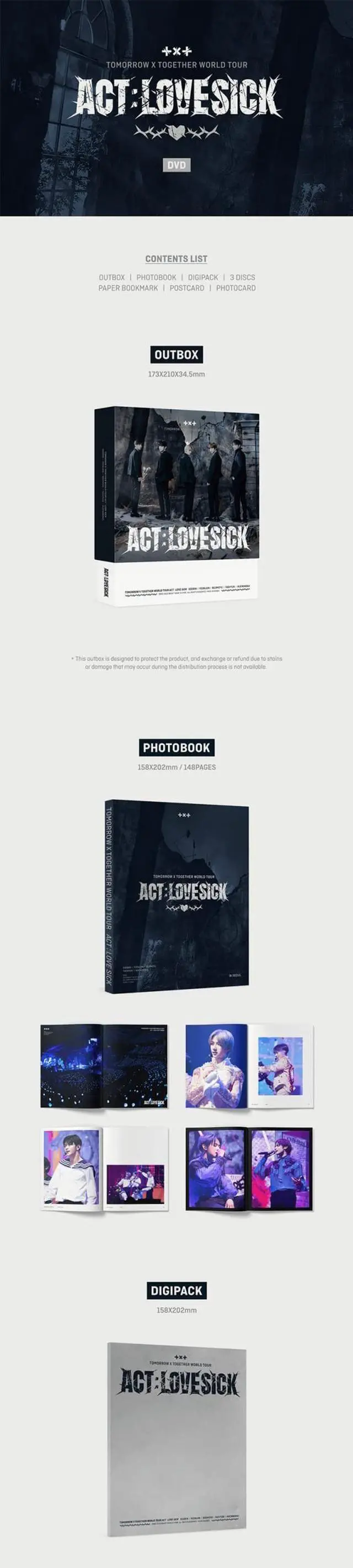 Alt view image 2 of 3 - Txt - World Tour Act Love Sick in Seoul DVD Ver.