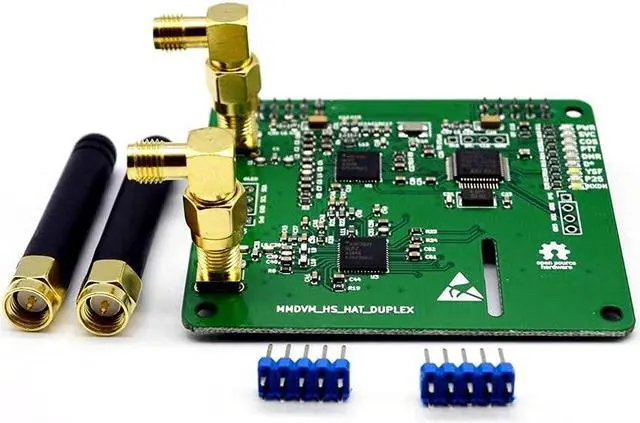 Alt view image 5 of 5 - MMDVM Duplex Hotspot Module Dual Hat with 0.96 OLED Display V1.5.2 Support P25 DMR YSF NXDN DMR Slot 1 + Slot 2 for Raspberry pi (Without OLED)