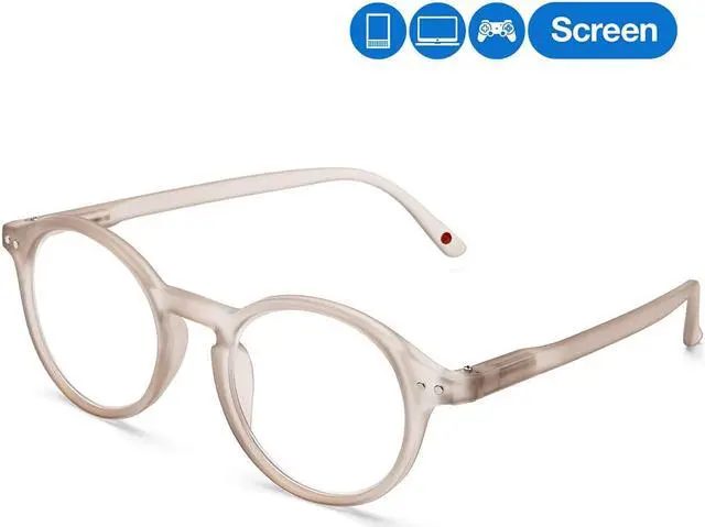 Alt view image 2 of 5 - B + D Blue Light Bloking Reader Glasses Loop Readers PC soft touch Nude Color - +2.00