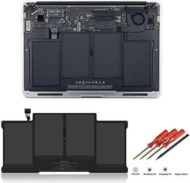 Alt view image 2 of 5 - BatPower A1496 Replacement Laptop Battery for Apple Mid 2013 2014 Early 2014 2015 MacBook Air 13-inch A1466 EMC 2559 EMC 2632 EMC 2925 Battery MacBook Air 13" A1466 Apple A1496 Battery 54.4Wh