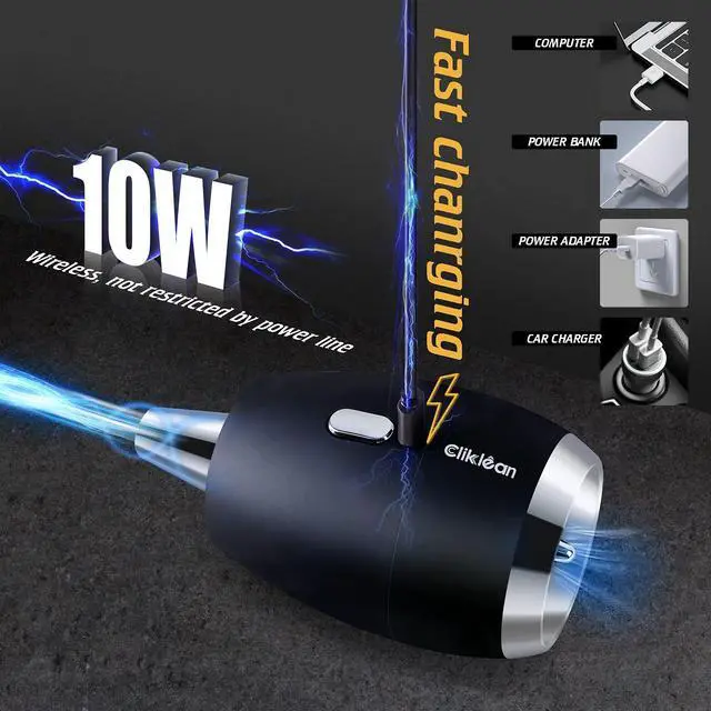 Alt view image 4 of 5 - Cordless Air Duster 2.0 - Compressed No Heat Replaces Canned Air 80000RPM 55MPH - Electric Duster for Cleaning Gaps, Computer, Keyboard
