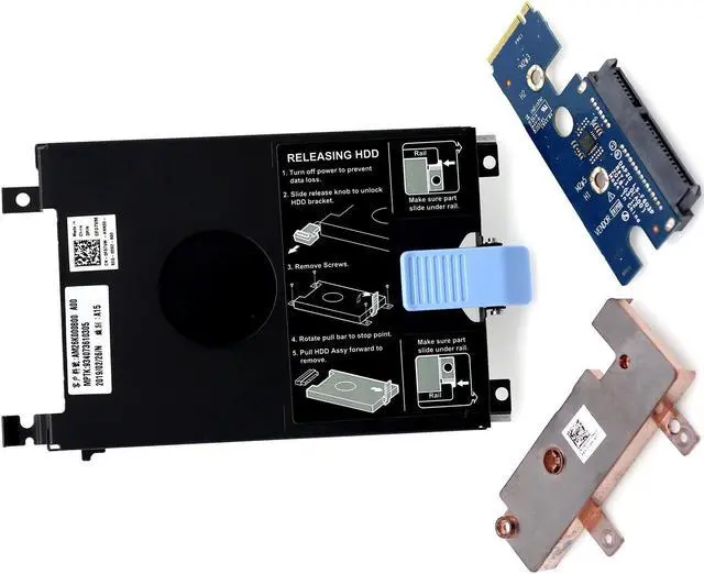 Main image of Deal4GO M.2 SSD to 2.5 SATA HDD Board w/ Caddy Carrier 9DYY7 CK36K F07VM replacemnet for Dell Precision 7730 7740