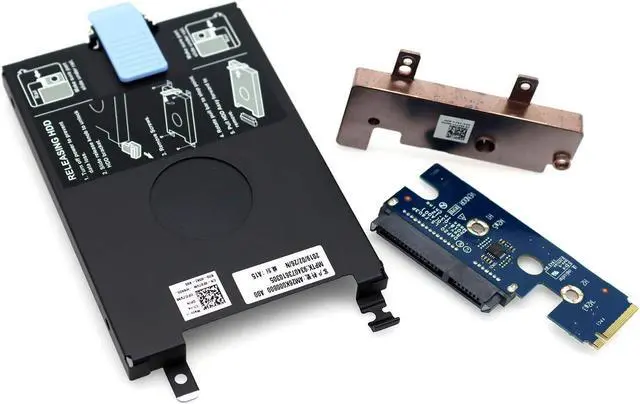 Alt view image 3 of 5 - Deal4GO M.2 SSD to 2.5 SATA HDD Board w/ Caddy Carrier 9DYY7 CK36K F07VM replacemnet for Dell Precision 7730 7740