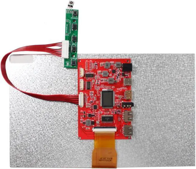 Alt view image 2 of 4 - FanyiTek 10.1" 1024x600 IPS LCD Screen 50 pins and Type C USB Controller Board,for DIY RPI Monitor/Sub Display Using