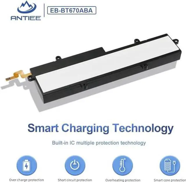 Alt view image 5 of 5 - ANTIEE EB-BT670ABA Laptop Battery for Samsung Galaxy View 18.4" SM-T670N SM-T677A SM-T670NZKAXAR SM-T670NZWAXAR Series AA2GA26BS AA2GC05BS AA2GB07BS AA2GB07B AA1G907KS AA1GA02BS AA2GC16BS