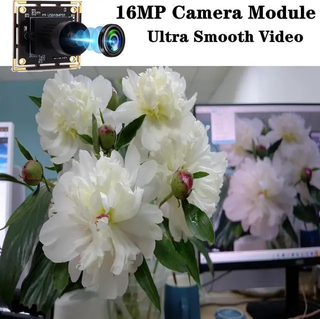 Alt view image 2 of 5 - IFWATER 16MP 4K USB Camera with 170 Wide Angle Lens - 3496P Tiny Embedded Camera Board for Industrial, Machine, OpenCV, UVC, Video, Raspberry Pi, Jetson Nano