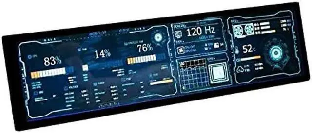 Main image of EDIY 8.8 inch IPS Screen AIDA64 CPU Temperature Monitor 1920x480 LED Display for Cars Monitor GPU Computer Case Sub Screen Raspberry Pi MIPI DIY Kits